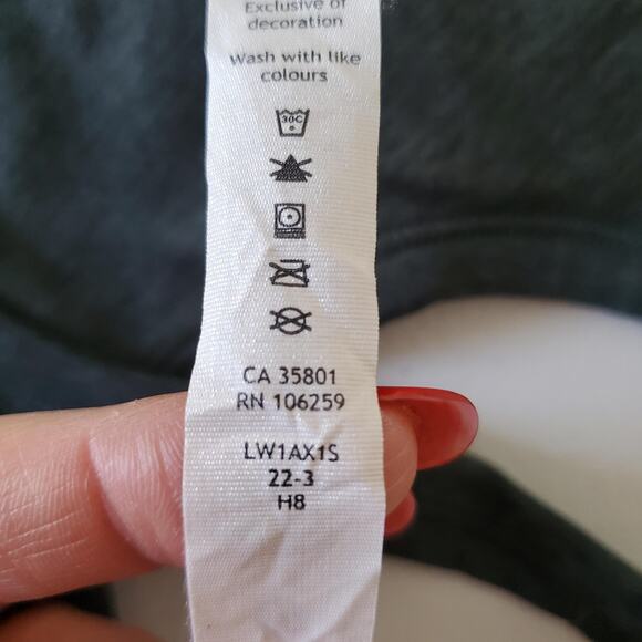 Lululemon Tank Top Womens 10 Ribbed Built In Bra Racerback Yoga Gym LW1AX1S - Picture 4 of 8